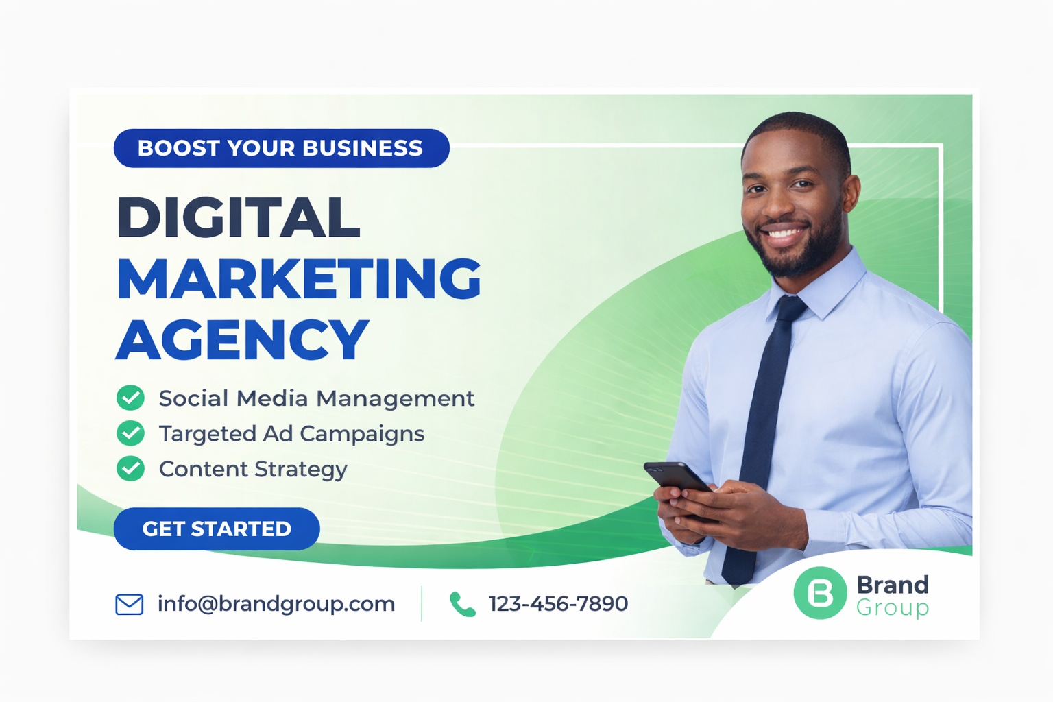 242345I will create 5 professional social media posts for your brand